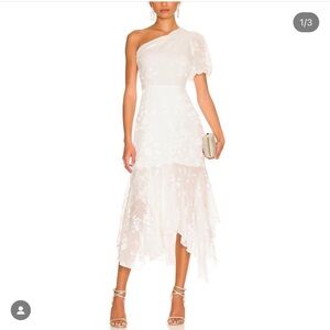 Santorini midi in white
